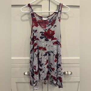 Free People Voile and Lace Trapeze Slip Dress